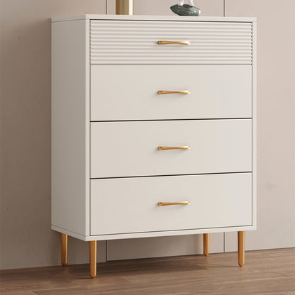 Contemporary Bar Pulls Accent Chest Straight Legs White Accent Chest with Drawer Clearhalo 'Cabinets & Chests' 'cabinets_chests' 'furn' 'furn_cabinets_chests' 'Furniture' 'Living Room Furniture' 7295782