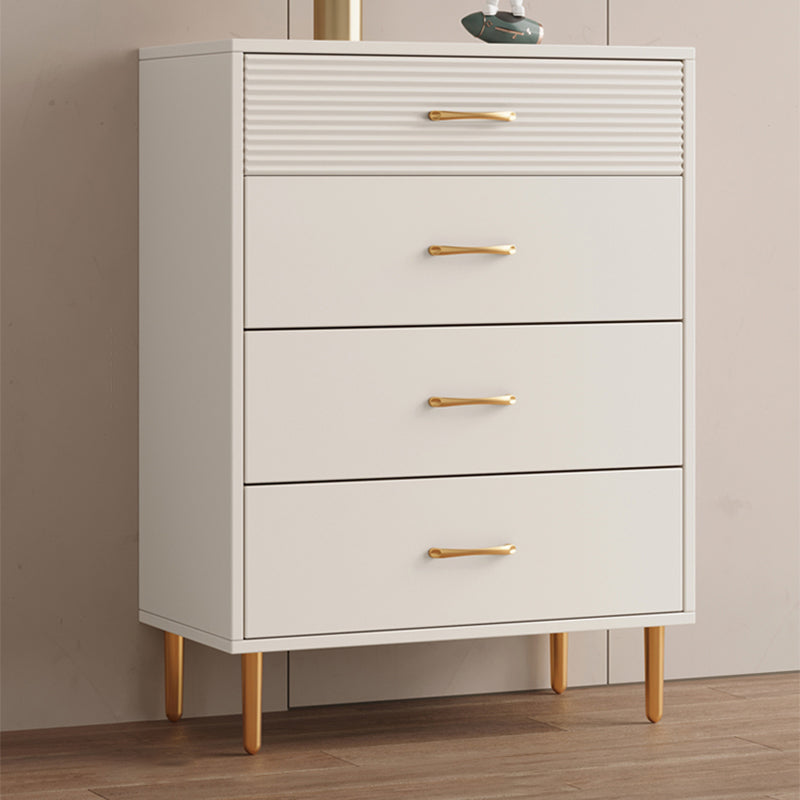 Contemporary Bar Pulls Accent Chest Straight Legs White Accent Chest with Drawer Clearhalo 'Cabinets & Chests' 'cabinets_chests' 'furn' 'furn_cabinets_chests' 'Furniture' 'Living Room Furniture' 7295787