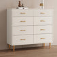 Contemporary Bar Pulls Accent Chest Straight Legs White Accent Chest with Drawer Clearhalo 'Cabinets & Chests' 'cabinets_chests' 'furn' 'furn_cabinets_chests' 'Furniture' 'Living Room Furniture' 7295788