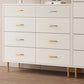 Contemporary Bar Pulls Accent Chest Straight Legs White Accent Chest with Drawer Clearhalo 'Cabinets & Chests' 'cabinets_chests' 'furn' 'furn_cabinets_chests' 'Furniture' 'Living Room Furniture' 7295794