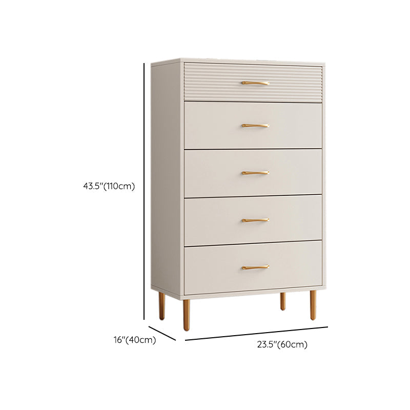 Contemporary Bar Pulls Accent Chest Straight Legs White Accent Chest with Drawer Clearhalo 'Cabinets & Chests' 'cabinets_chests' 'furn' 'furn_cabinets_chests' 'Furniture' 'Living Room Furniture' 7295798