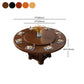 Round Solid Wood Dining Table Modern Turntable Furniture with Pedestal Base Clearhalo 'Dining Tables & Seating' 'Dining Tables' 'dining_table' 'furn' 'furn_dining_table' 'Furniture' 'furniture_dining_table' 'Kitchen & Dining Furniture' 'kitchen' 'kitchen_dining_table' 7295913