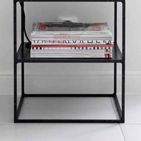 Contemporary Style Console Table Rectangle Metal Accent Table Clearhalo 'Console Tables' 'console_tables' 'Entry & Mudroom Furniture' 'furn' 'furn_console_tables' 'Furniture' 7296114