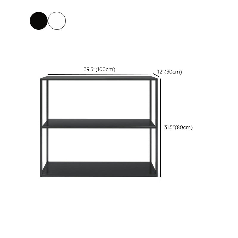 Contemporary Style Console Table Rectangle Metal Accent Table Clearhalo 'Console Tables' 'console_tables' 'Entry & Mudroom Furniture' 'furn' 'furn_console_tables' 'Furniture' 7296123