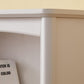 White Wooden Bookshelf Standard Shelves Included Closed Back Bookcase