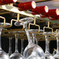 Hanging Wine Rack Holder Modern Stainless Steel Wine Rack in Gold Clearhalo 'furn' 'furn_wine_racks' 'Furniture' 'Kitchen & Dining Furniture' 'Wine Racks' 'wine_racks' 7296444