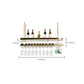 Hanging Wine Rack Holder Modern Stainless Steel Wine Rack in Gold Clearhalo 'furn' 'furn_wine_racks' 'Furniture' 'Kitchen & Dining Furniture' 'Wine Racks' 'wine_racks' 7296464