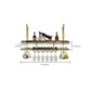 Hanging Wine Rack Holder Modern Stainless Steel Wine Rack in Gold Clearhalo 'furn' 'furn_wine_racks' 'Furniture' 'Kitchen & Dining Furniture' 'Wine Racks' 'wine_racks' 7296467