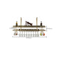 Hanging Wine Rack Holder Modern Stainless Steel Wine Rack in Gold Clearhalo 'furn' 'furn_wine_racks' 'Furniture' 'Kitchen & Dining Furniture' 'Wine Racks' 'wine_racks' 7296468