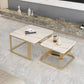 Square Coffee Table Slate Nesting Coffee Table Set with Storage Clearhalo 'Coffee & Accent Tables' 'Coffee Tables' 'coffee_tables' 'furn' 'furn_coffee_tables' 'Furniture' 'Living Room Furniture' 7296604