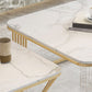 Square Coffee Table Slate Nesting Coffee Table Set with Storage Clearhalo 'Coffee & Accent Tables' 'Coffee Tables' 'coffee_tables' 'furn' 'furn_coffee_tables' 'Furniture' 'Living Room Furniture' 7296612