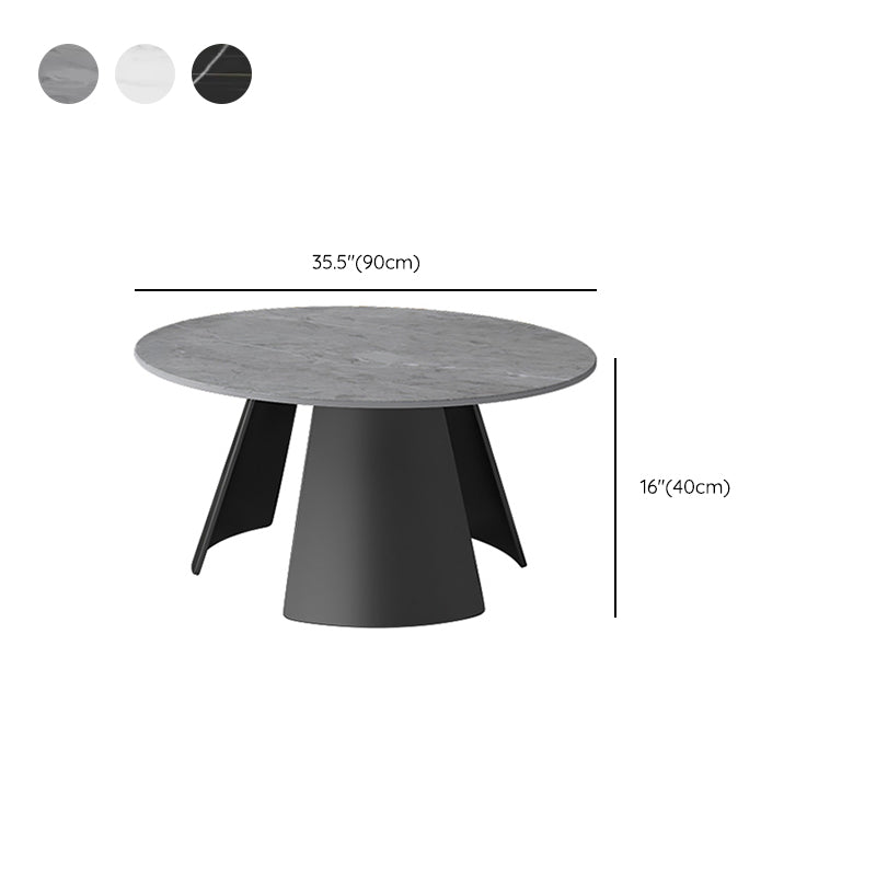 Modern Slate Coffee Table Round Bunching Coffee Table Sets for Living Room Clearhalo 'Coffee & Accent Tables' 'Coffee Tables' 'coffee_tables' 'furn' 'furn_coffee_tables' 'Furniture' 'Living Room Furniture' 7296656