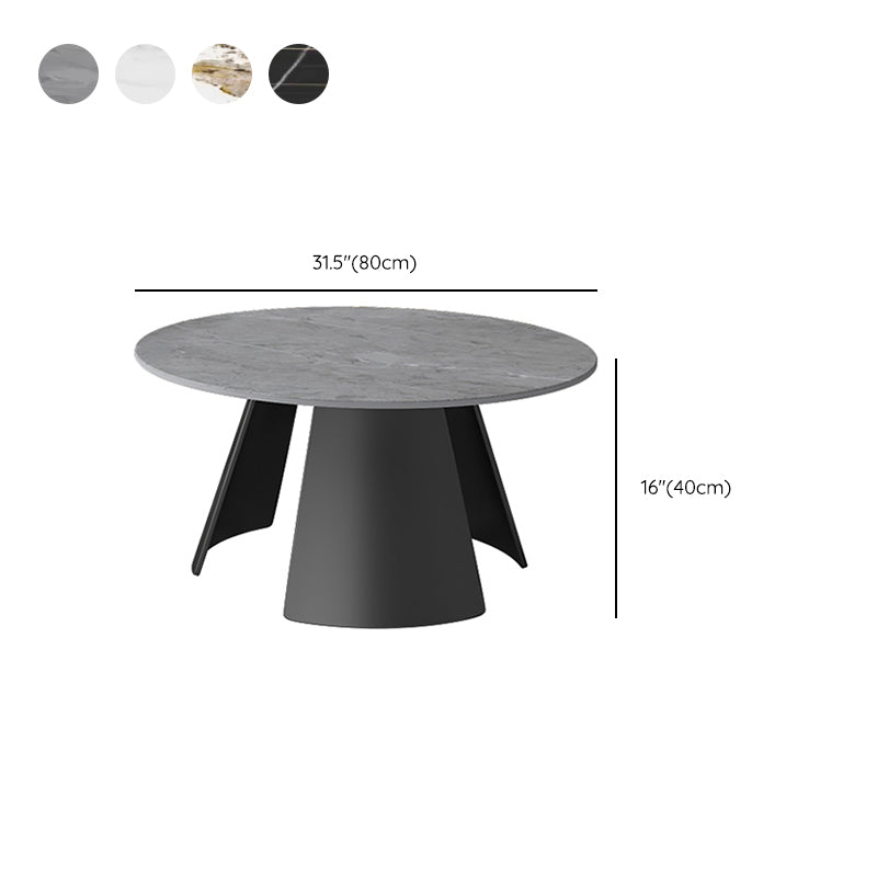 Modern Slate Coffee Table Round Bunching Coffee Table Sets for Living Room Clearhalo 'Coffee & Accent Tables' 'Coffee Tables' 'coffee_tables' 'furn' 'furn_coffee_tables' 'Furniture' 'Living Room Furniture' 7296657