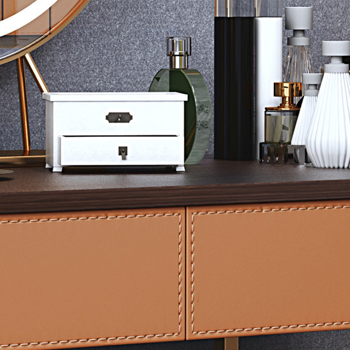 29,53 "altezza tavolo da trucco a 5 cassetti tavolo da toeletta in legno massiccio