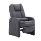 Metal Frame Standard Recliner with Footrest Solid Color Upholstered Recliner Chair Clearhalo 'Chairs & Seating' 'furn' 'furn_recliners' 'Furniture' 'Living Room Furniture' 'Recliners' 7296826