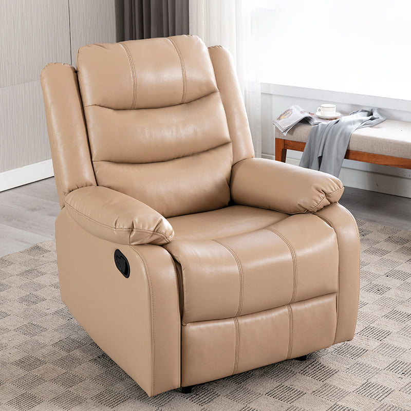 Chaise inclinable à push inclinable inclinable en faux cuir en cuir en cuir en cuir un