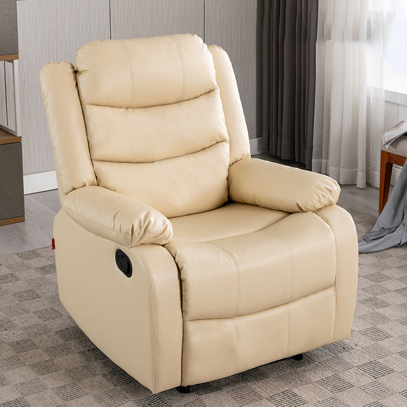Chaise inclinable à push inclinable inclinable en faux cuir en cuir en cuir en cuir un