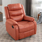 Chaise inclinable à push inclinable inclinable en faux cuir en cuir en cuir en cuir un