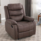 Chaise inclinable à push inclinable inclinable en faux cuir en cuir en cuir en cuir un