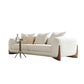 Stationary Sofa Apartment Square Arm Loveseat for Living Room