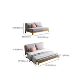 Scandinavian Armless Futon Sleeper Sofa Foldable Futon and Mattress Clearhalo 'furn' 'furn_futons' 'Furniture' 'Futons & Daybeds' 'Futons' 'Living Room Furniture' 7296909