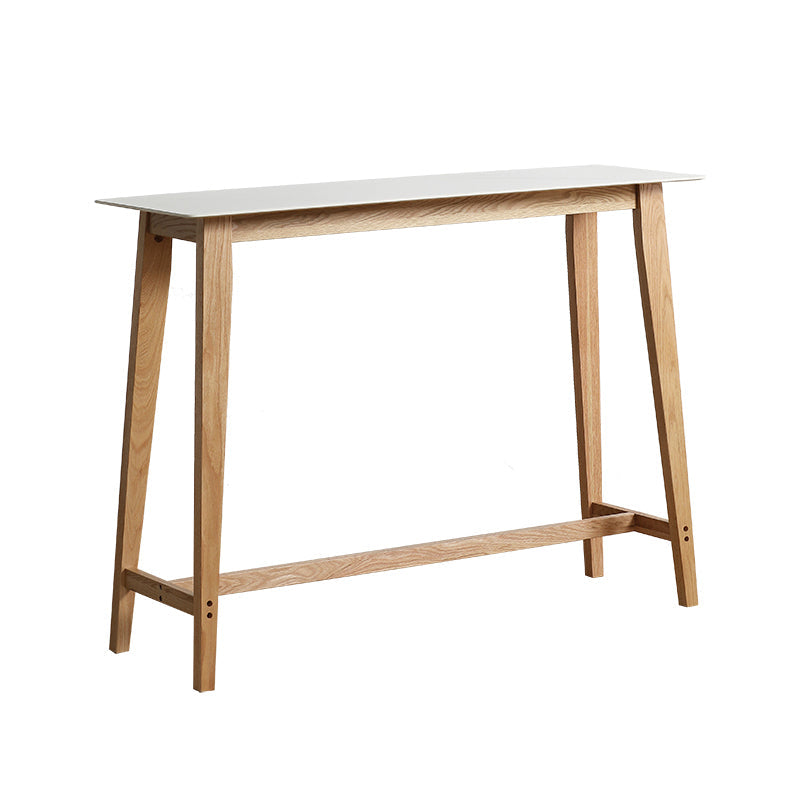 Juego de mesa rectangular para Bar y Pub, mesa de Bar y taburetes con marco de madera maciza, 1/3 Uds.