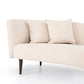 Living Room White Chaise Recessed Arms Modern Style Chaise Lounge with Upholster Clearhalo 'Chairs & Seating' 'Chaise Lounge' 'chaise_lounge' 'furn' 'furn_chaise_lounge' 'Furniture' 'Living Room Furniture' 7297975