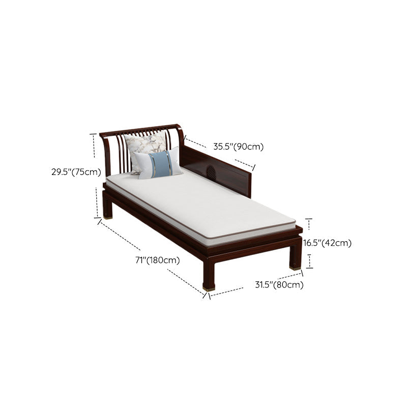 Living Room White Chaise Square Arms Modern Chaise Lounge with Wooden Base Clearhalo 'Chairs & Seating' 'Chaise Lounge' 'chaise_lounge' 'furn' 'furn_chaise_lounge' 'Furniture' 'Living Room Furniture' 7297987