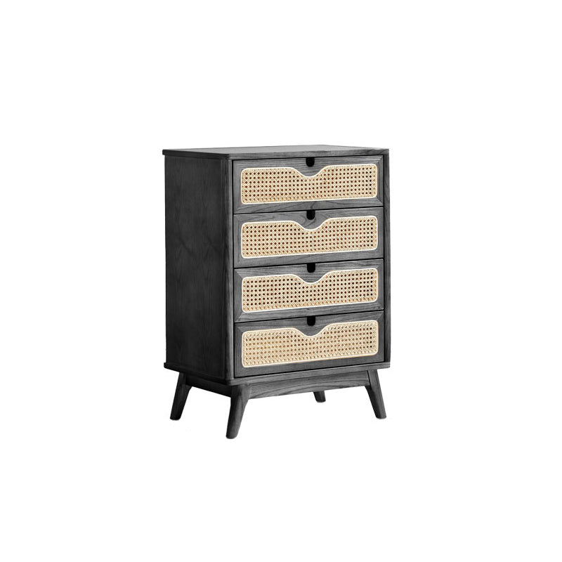 Tocador tradicional tocador de pecho de almacenamiento de madera con cajones