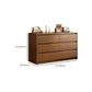 Tocador de madera tocador de cofre de almacenamiento contemporáneo con cajones