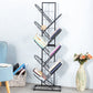 Scandinavian Metal Bookshelf Standard Closed Back Bookcase with Shelves Black Clearhalo 'Bookcases' 'furn' 'furn_bookcases' 'Furniture' 'Office Furniture' 7298638