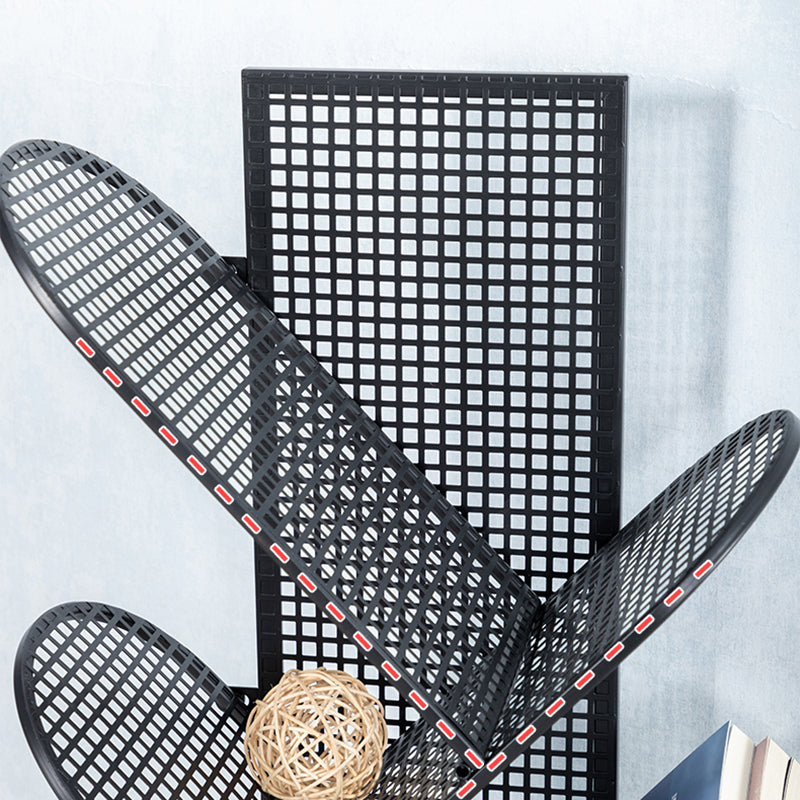 Scandinavian Metal Bookshelf Standard Closed Back Bookcase with Shelves Clearhalo 'Bookcases' 'furn' 'furn_bookcases' 'Furniture' 'Office Furniture' 7298643