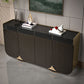 Glam Sideboard Stone Sideboard Buffet with Drawers for Dining Room Clearhalo 'buffet_sideboard' 'Buffets & Sideboards' 'furn' 'furn_buffet_sideboard' 'Furniture' 'Kitchen & Dining Furniture' 7298716