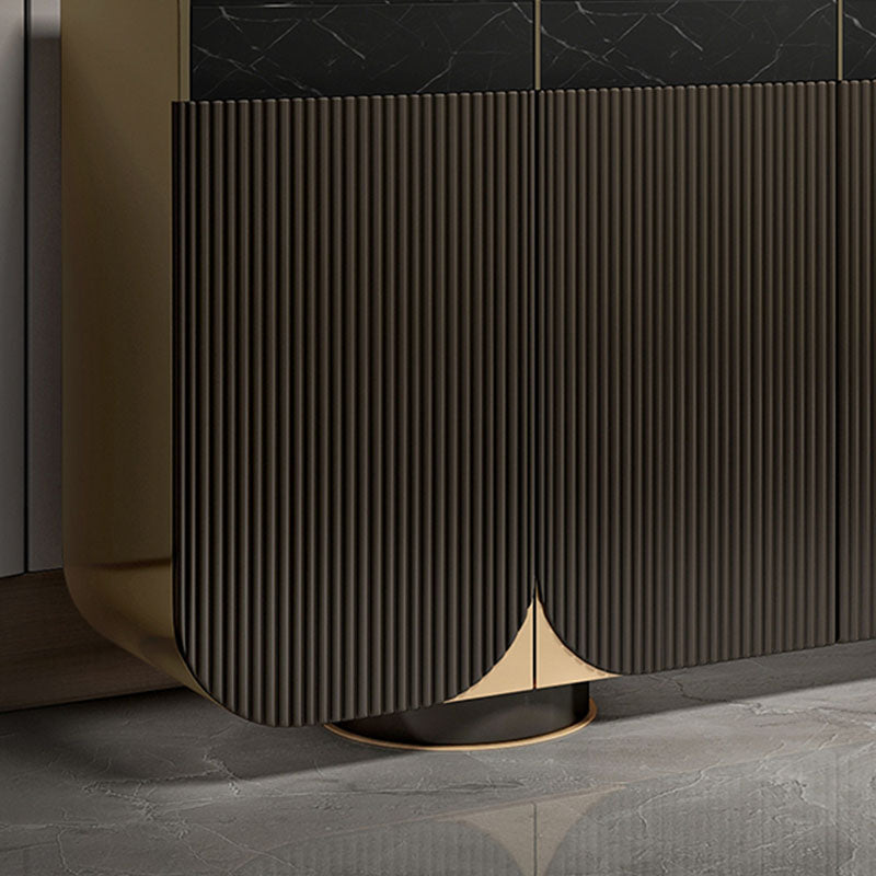 Glam Sideboard Stone Sideboard Buffet with Drawers for Dining Room Clearhalo 'buffet_sideboard' 'Buffets & Sideboards' 'furn' 'furn_buffet_sideboard' 'Furniture' 'Kitchen & Dining Furniture' 7298720