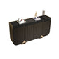 Glam Sideboard Stone Sideboard Buffet with Drawers for Dining Room Clearhalo 'buffet_sideboard' 'Buffets & Sideboards' 'furn' 'furn_buffet_sideboard' 'Furniture' 'Kitchen & Dining Furniture' 7298724