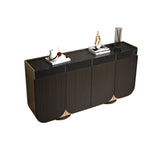 Glam Sideboard Stone Sideboard Buffet with Drawers for Dining Room Clearhalo 'buffet_sideboard' 'Buffets & Sideboards' 'furn' 'furn_buffet_sideboard' 'Furniture' 'Kitchen & Dining Furniture' 7298724