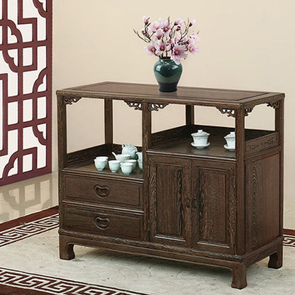 Gabinetes de servidor de madera de 2 cajones modernos incluidos para la sala de estar