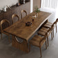 Moderne stijl rechthoekige eettafel massief houten eettafel voor eetkamer