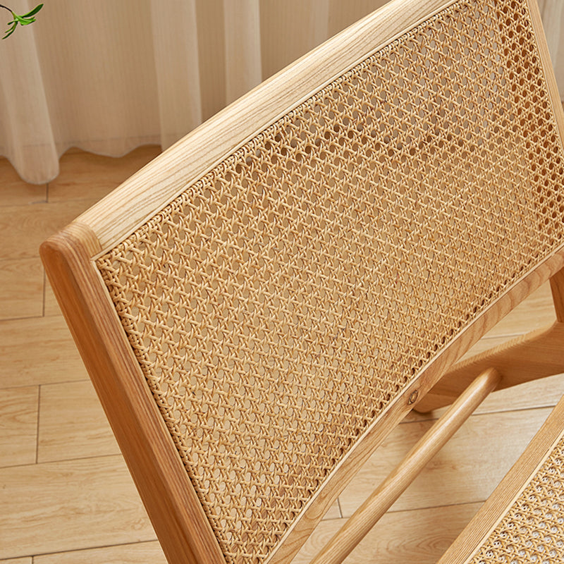 Woven Back Side Chair Solid Wood Lounge Accent Chair with Legs Clearhalo 'Accent Chairs' 'accent_chairs' 'Chairs & Seating' 'furn' 'furn_accent_chairs' 'Furniture' 'Living Room Furniture' 7298996