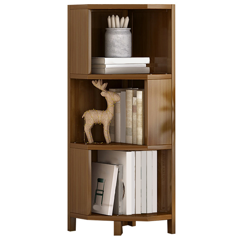 Mid-Century Modern Brown Lacquer Chest Rectangle Accent Chest 18"L x 13"W x 41"H Clearhalo 'Cabinets & Chests' 'cabinets_chests' 'furn' 'furn_cabinets_chests' 'Furniture' 'Living Room Furniture' 7299003