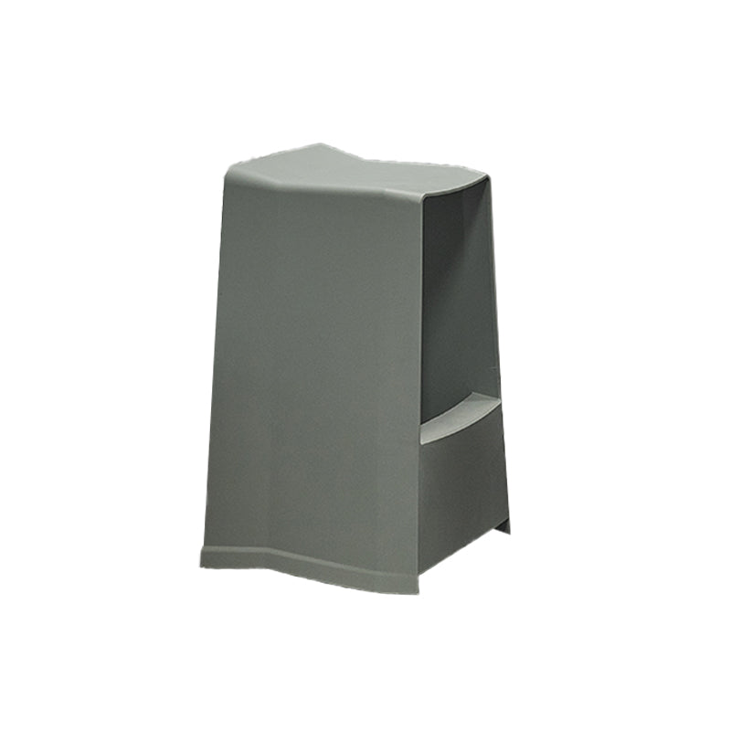 Plastikstuhlhocker moderner Stil Rückenfreie Barhocker für Wohnzimmer