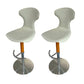 Adjustable Height Bar Stool Leather Backrest Bar Stools for Dining Room