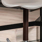 Adjustable Height Bar Stool Leather Backrest Bar Stools for Dining Room