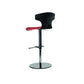Adjustable Height Bar Stool Leather Backrest Bar Stools for Dining Room