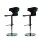 Adjustable Height Bar Stool Leather Backrest Bar Stools for Dining Room