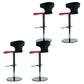 Adjustable Height Bar Stool Leather Backrest Bar Stools for Dining Room