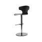 Adjustable Height Bar Stool Leather Backrest Bar Stools for Dining Room