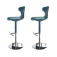 Adjustable Height Bar Stool Leather Backrest Bar Stools for Dining Room