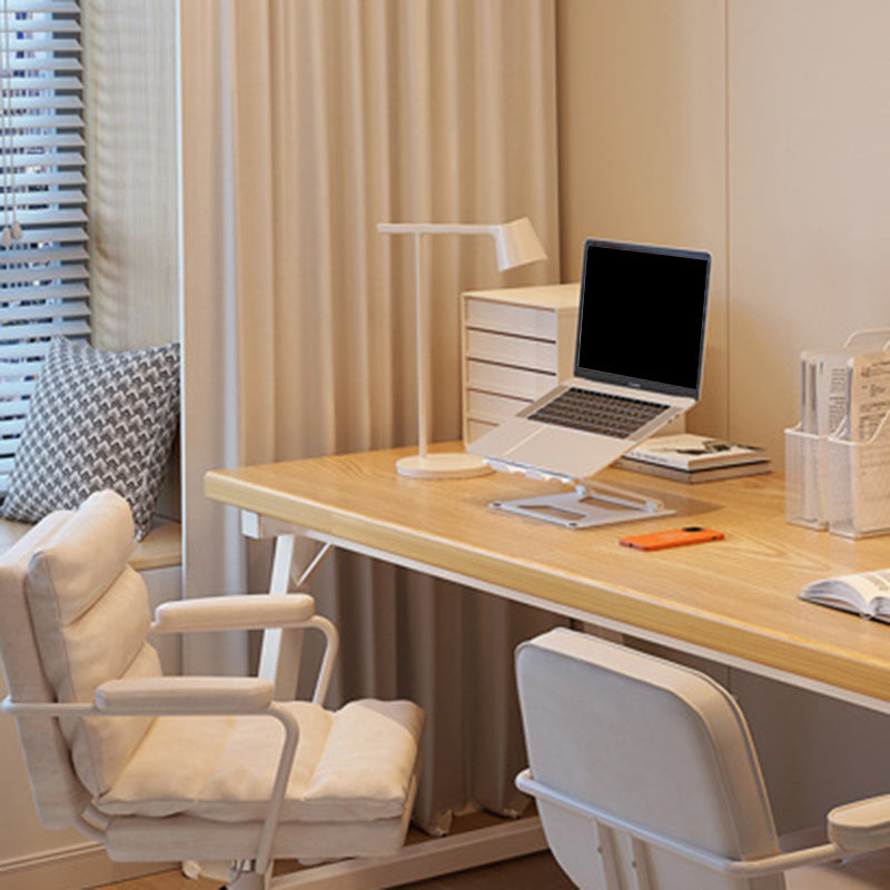 Vaste houten thuis computerbureau eigentijdse slee slee base kantoor bureau