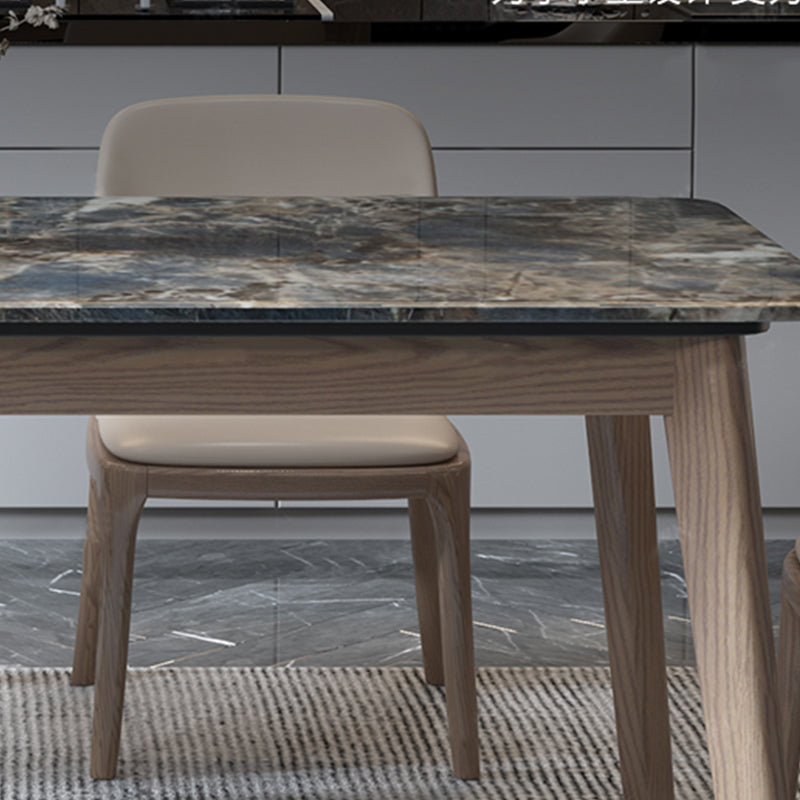 4 Legs Dining Room Table Rectangle Dinner Room Kitchen Table Clearhalo 'Dining Tables & Seating' 'Dining Tables' 'dining_table' 'furn' 'furn_dining_table' 'Furniture' 'Kitchen & Dining Furniture' 7301348